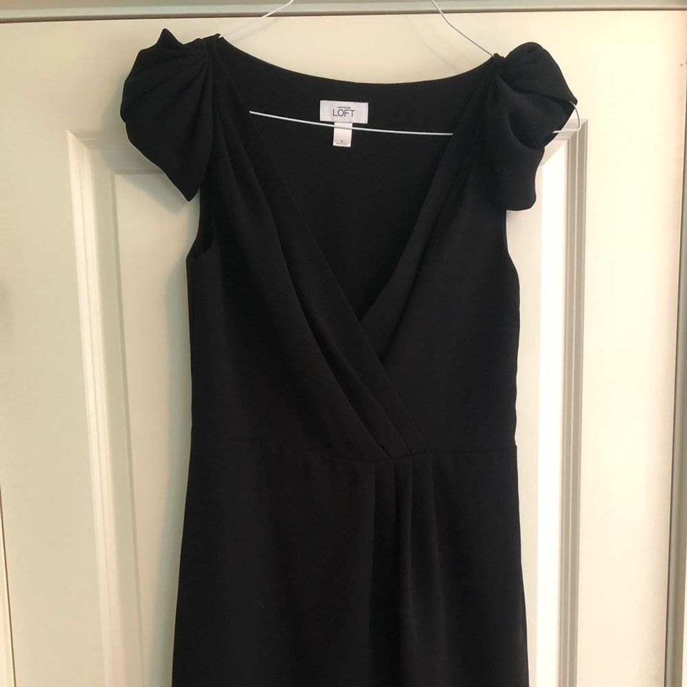 Black cocktail dress